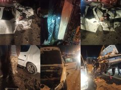 برخورد کامیون با ۸ خودرو در یاسوج/ ۶ نفر مصدوم شدند
