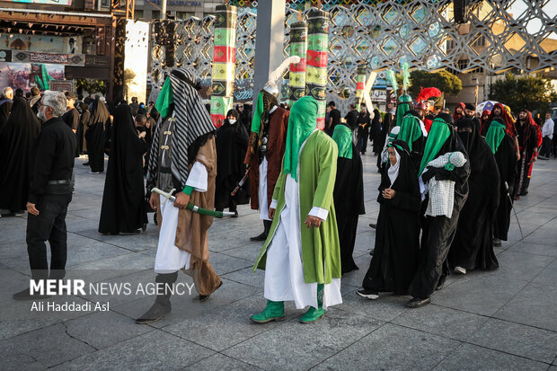 مراسم پیاده روی جاماندگان اربعین حسینی (ع) در تهران