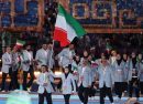 رژه کاروان ورزش ایران در افتتاحیه نوزدهمین دوره بازیهای آسیایی